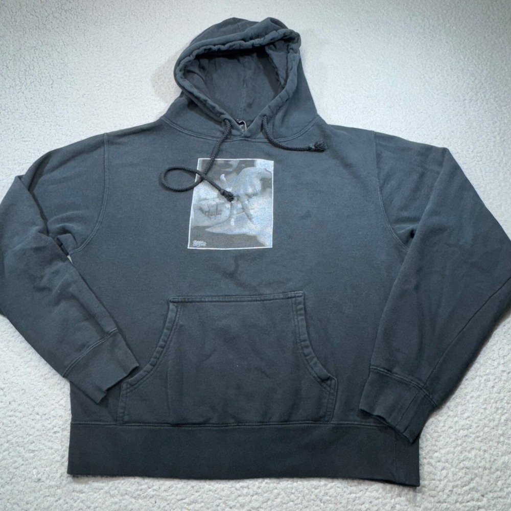 Upper Playground Hoodie Womens Large Black Estevan Oriol Original LA‎ Hands